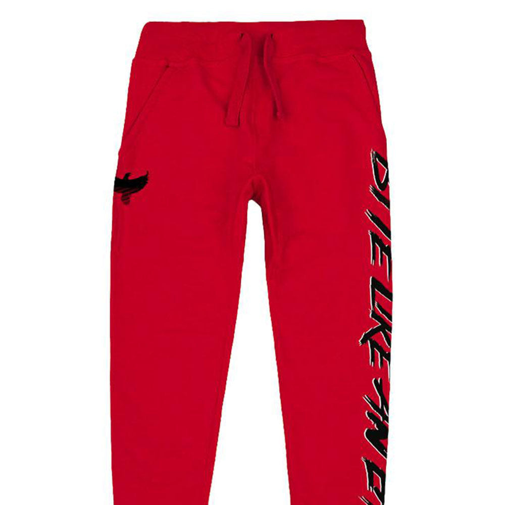 Bite Like An Eagle Red Joggers Cobra Kai