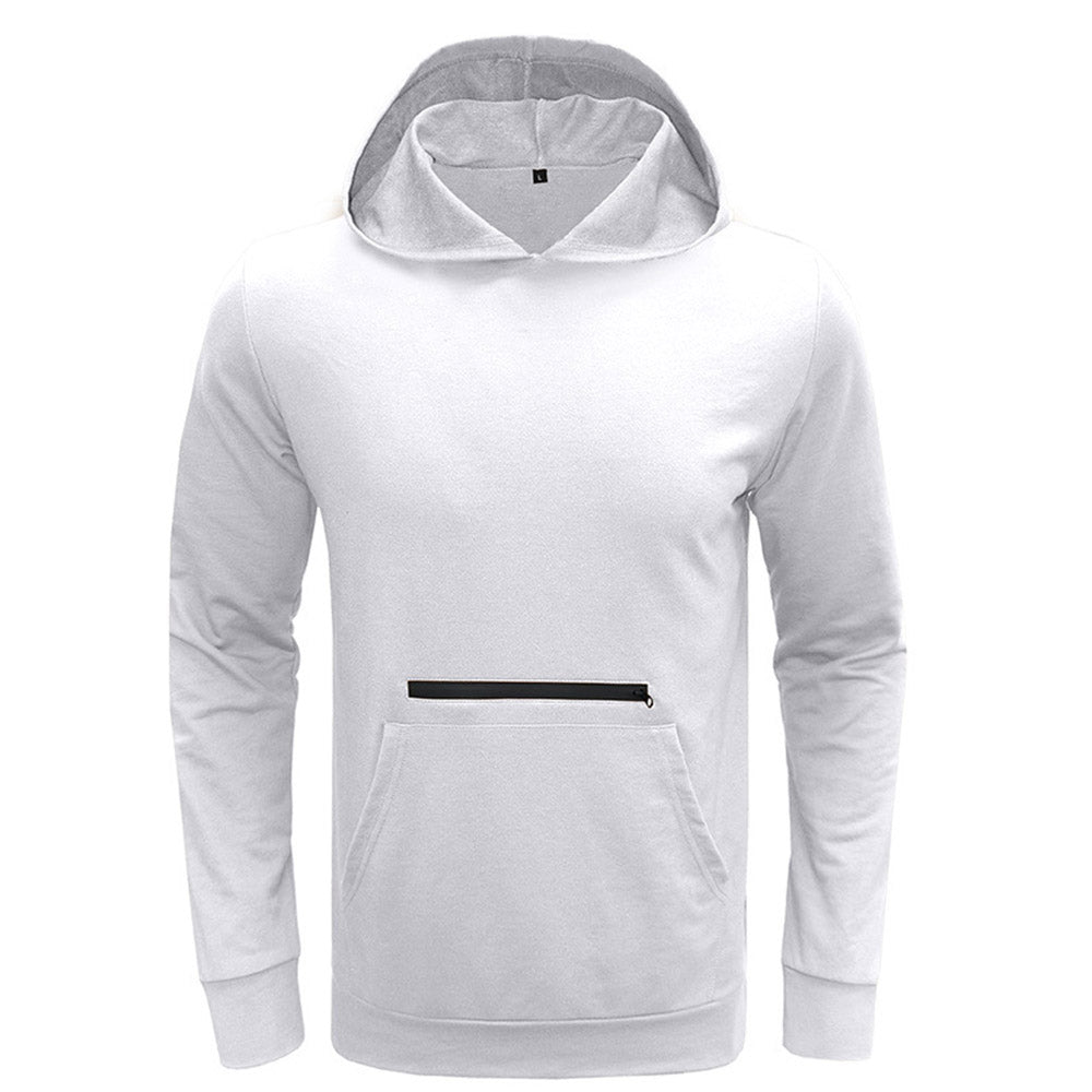 Pullover Plain Pocket Pullover Men's Hoodies