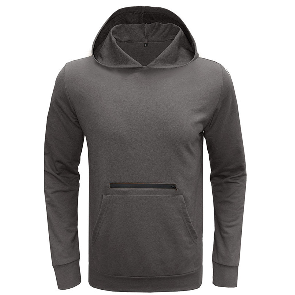 Pullover Plain Pocket Pullover Men's Hoodies