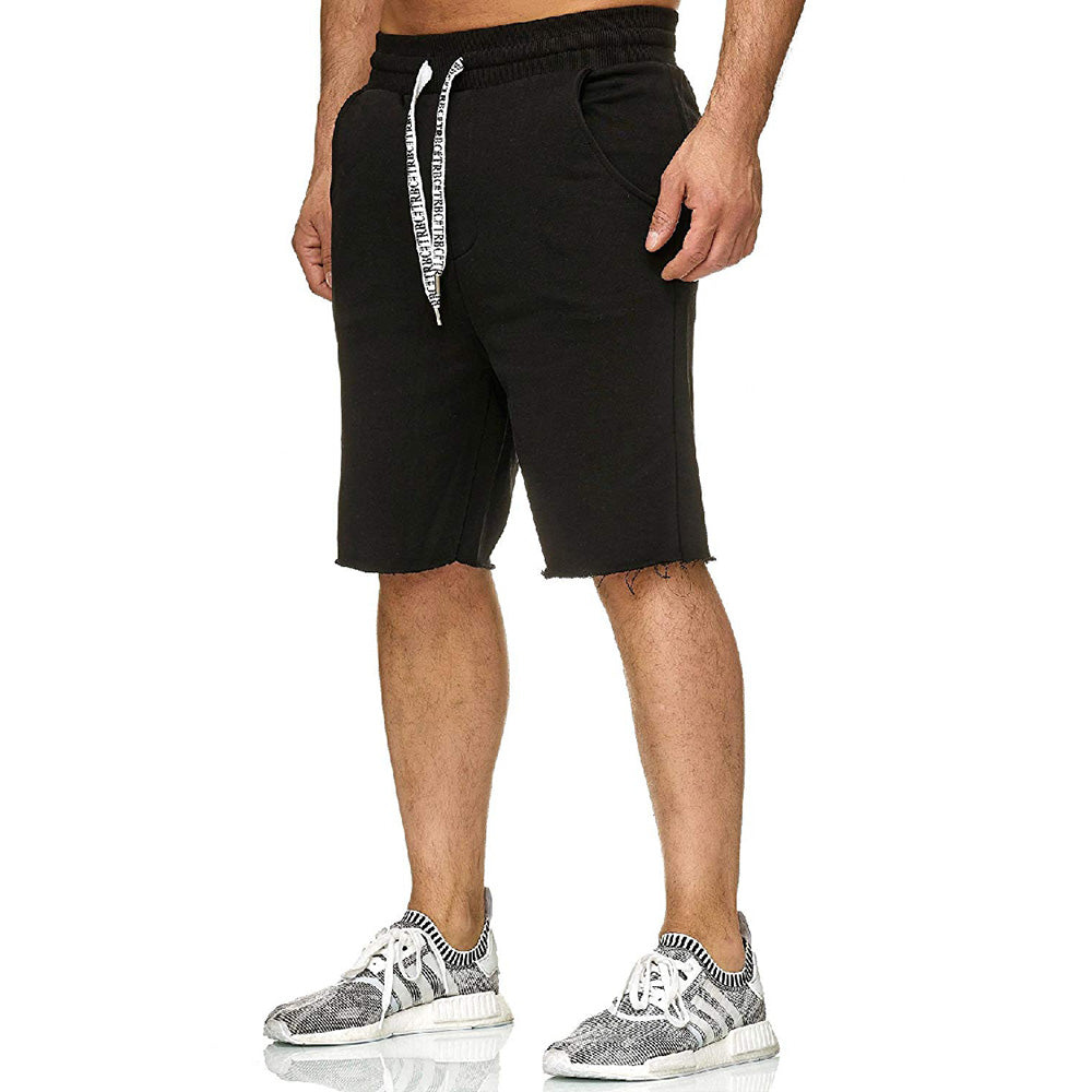 Straight Lace-Up Plain Thin Summer Men's Casual Pants