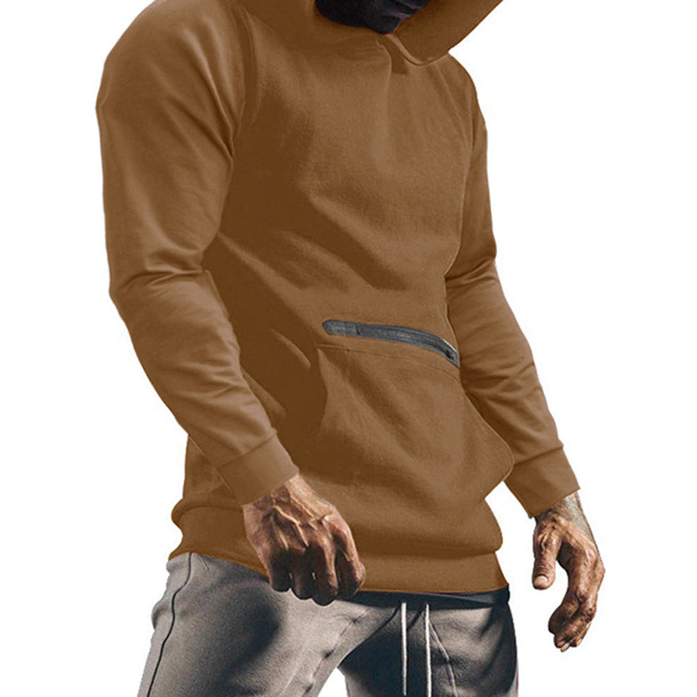 Pullover Plain Pocket Pullover Men's Hoodies