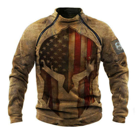 Pullover Print Slim Men's Hoodies