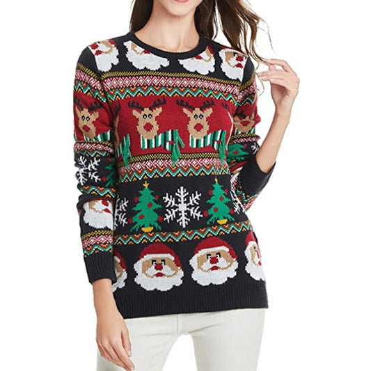 Merry Christmas Sweater | Mid-Length Women's Sweater