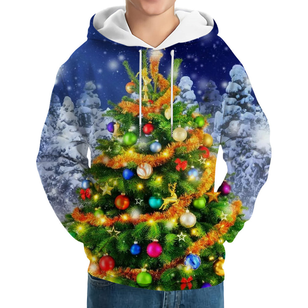 Merry Christmas Hoodies | Print Pullover Fall Men's Hoodies