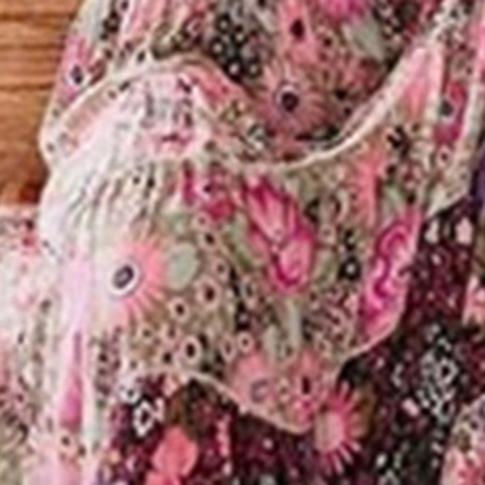 Sleeveless Ankle-Length Print Scoop Pullover Women's Dress