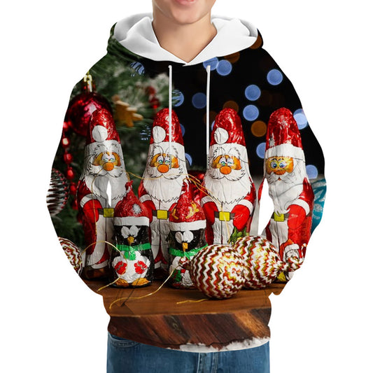 Merry Christmas Hoodies | Print Pullover Cartoon Pullover Men's Hoodies