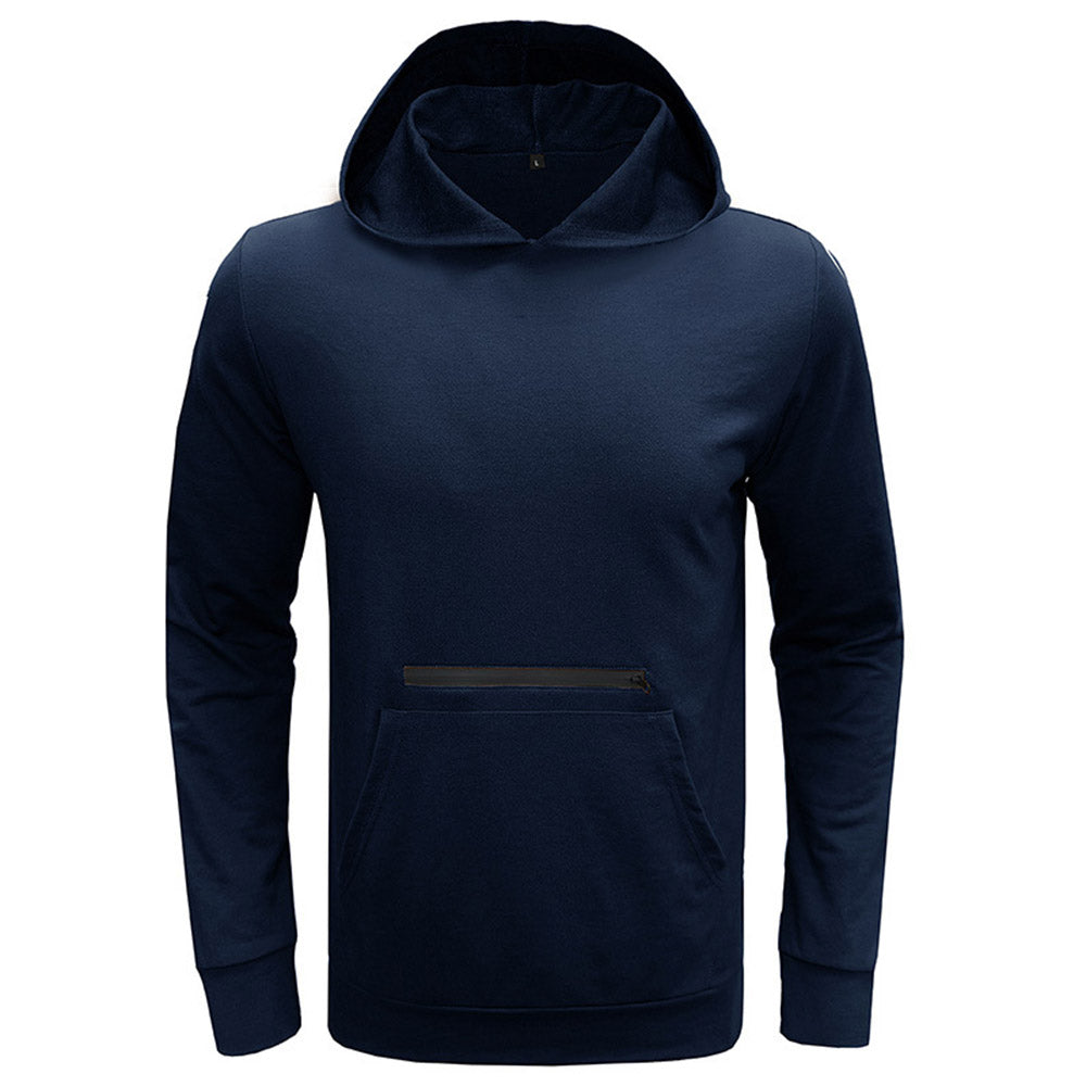 Pullover Plain Pocket Pullover Men's Hoodies