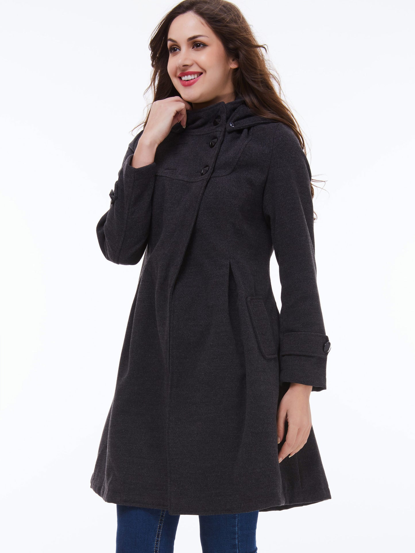 Double-Breasted Slim Winter Women's Overcoat