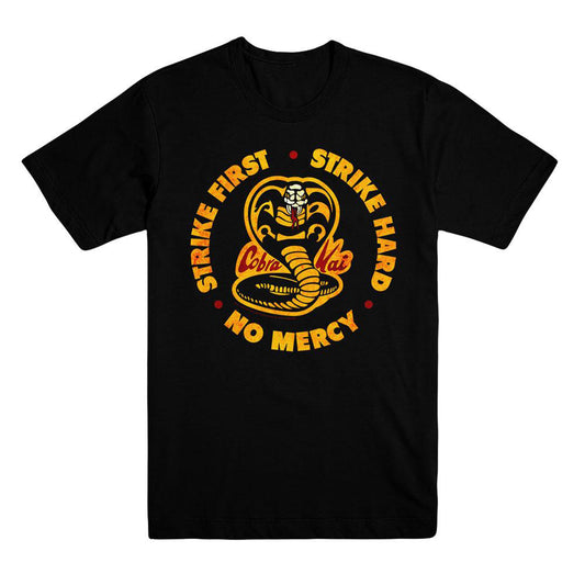 Cobra Kai Distressed Logo Unisex Black Tee Cobra Kai