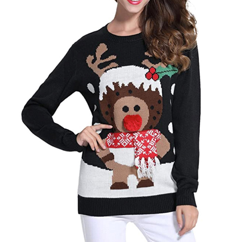 Merry Christmas Sweater | Long Sleeve Women's Sweater