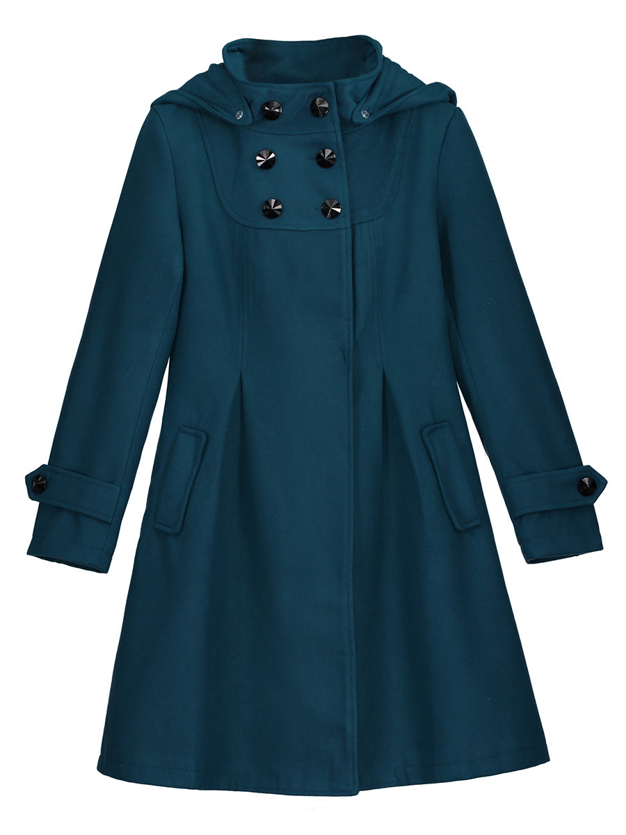 Double-Breasted Slim Winter Women's Overcoat