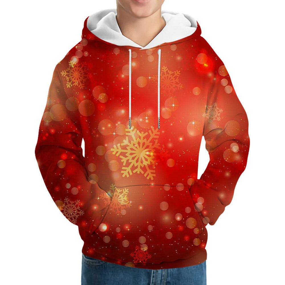 Merry Christmas Hoodies | Print Pullover Fall Men's Hoodies