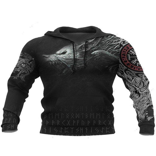 Pullover Print Loose Men's Hoodies