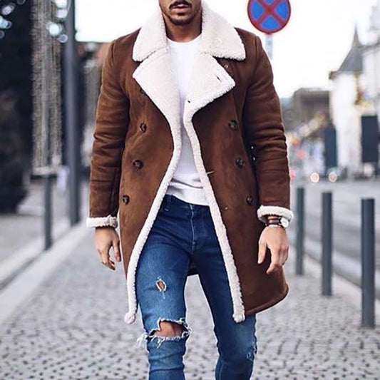 Mid-Length Winter Men's Coat