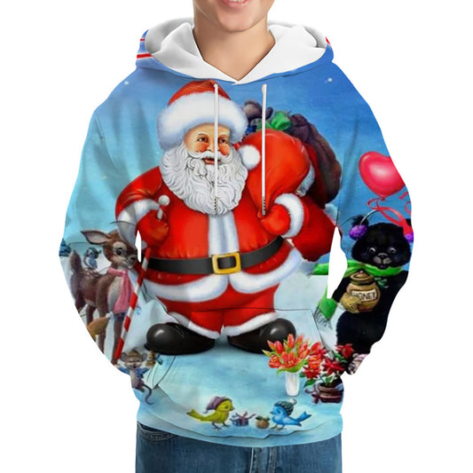 Merry Christmas Hoodies | Cartoon Pullover Pocket Fall Men's Hoodies