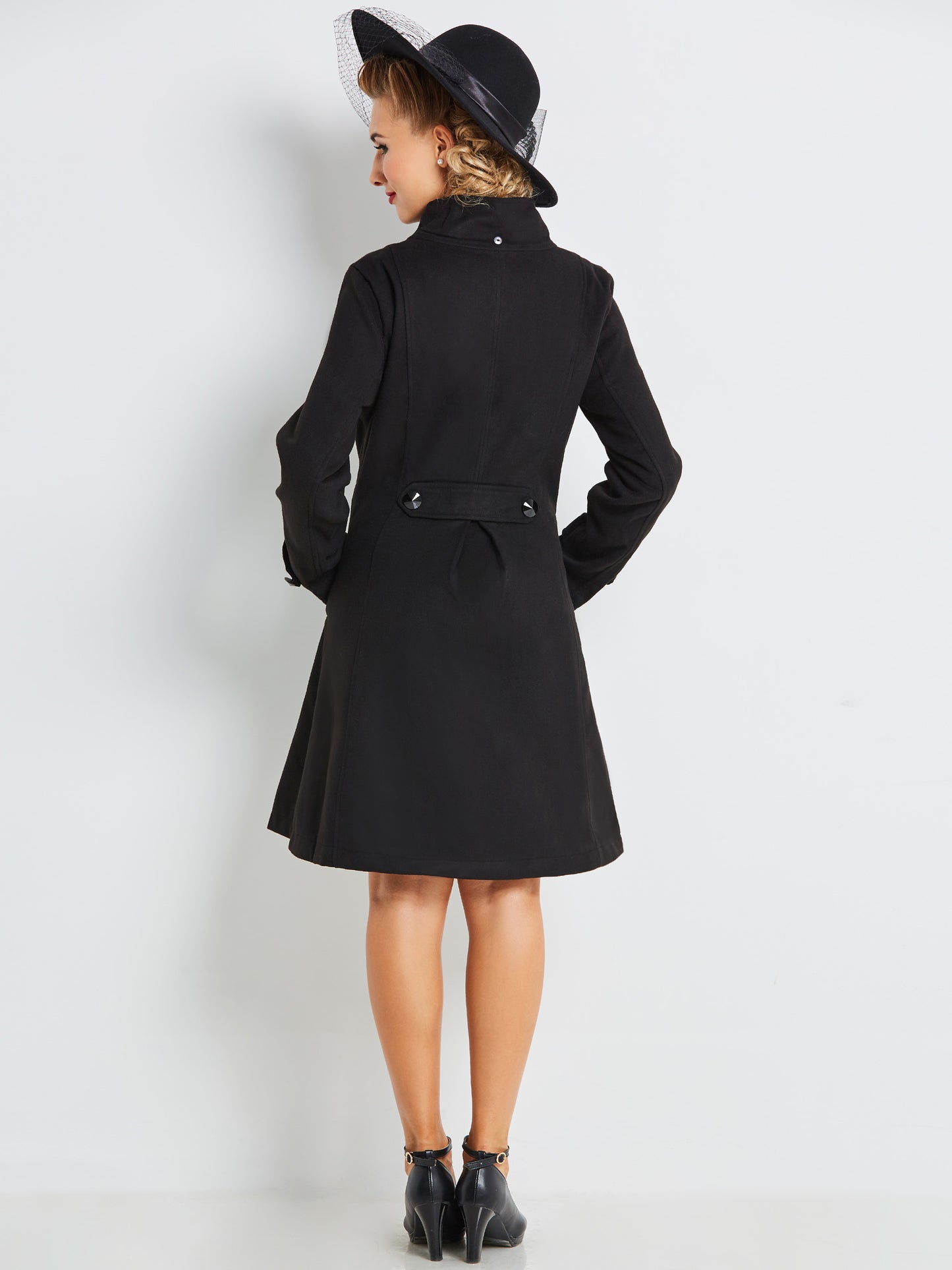 Double-Breasted Slim Winter Women's Overcoat