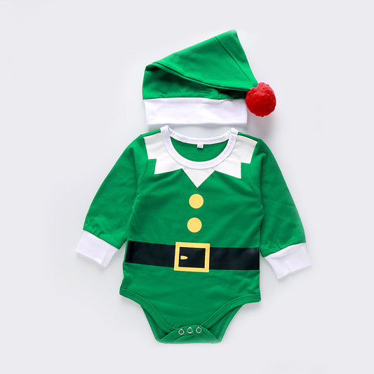 Christmas Green Bodysuit for 22-23 Inches Reborn Dolls