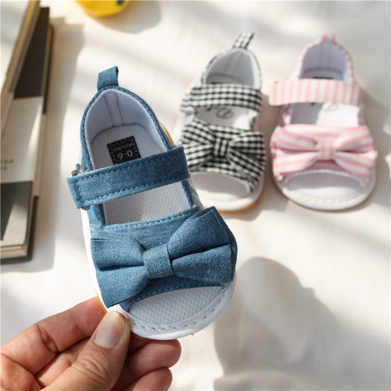 Cute Bow Knot Sandals for 20-24 Inches Reborn Dolls