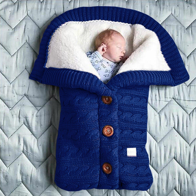 Warm Knit Fleece Sleeping Bag For 17-24 Inches Reborn Dolls