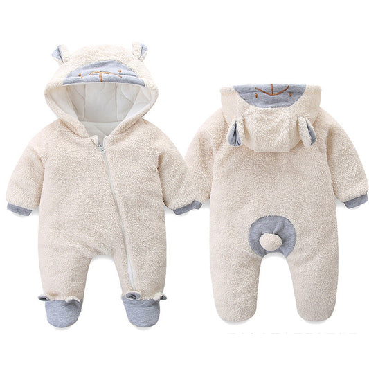 Warm Long Sleeve Little Bear Doll Bodysuit for 23 Inches Reborn Dolls