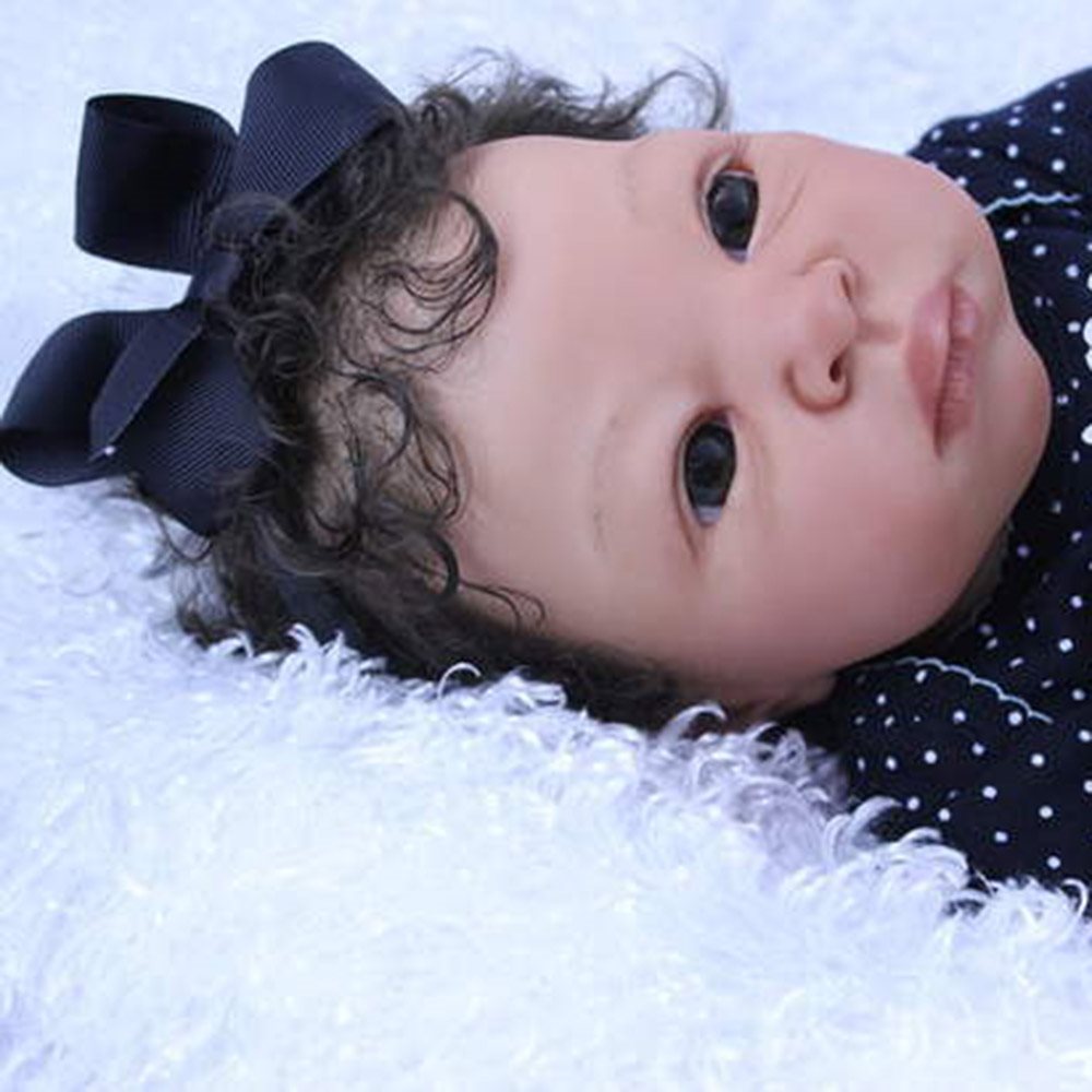 20 inch Realistic African American reborn baby baby doll