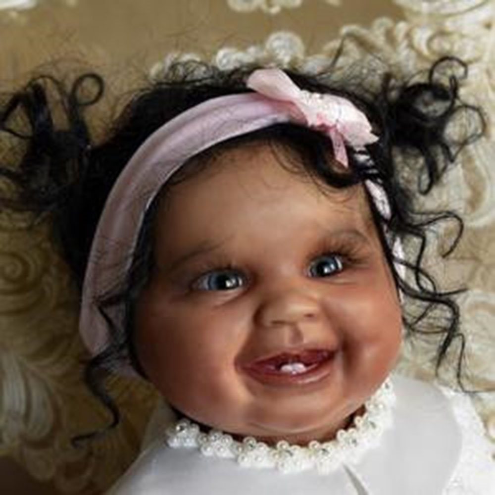 20 inch Little Morgan African American Reborn Baby Doll