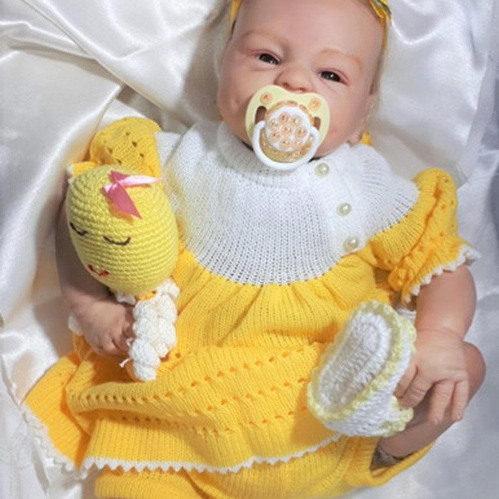 17 inch little RealisticFlora  reborn baby baby doll