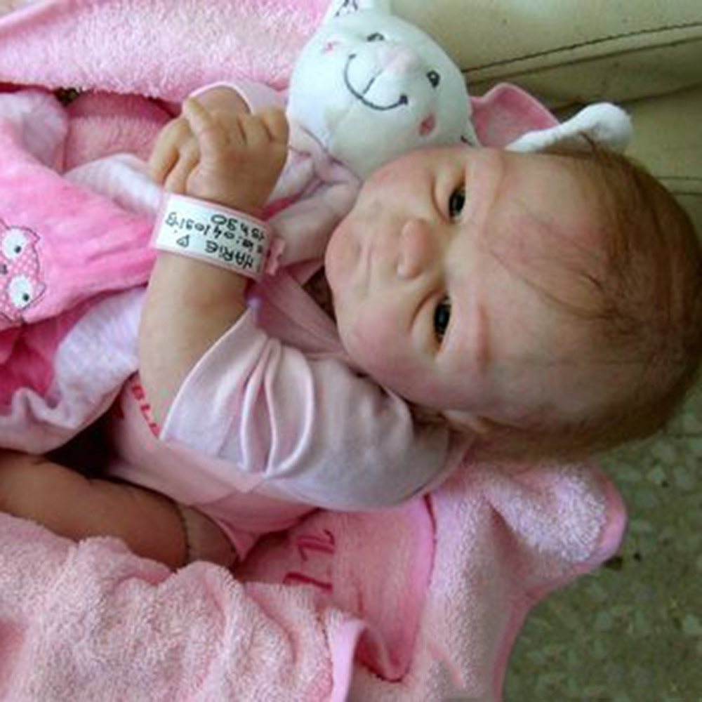 17 inch little Realistic Bernadette reborn baby baby doll best gift