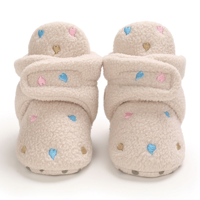 Cute Plush Soft Soles Shoes for 20-24 Inches Reborn Dolls