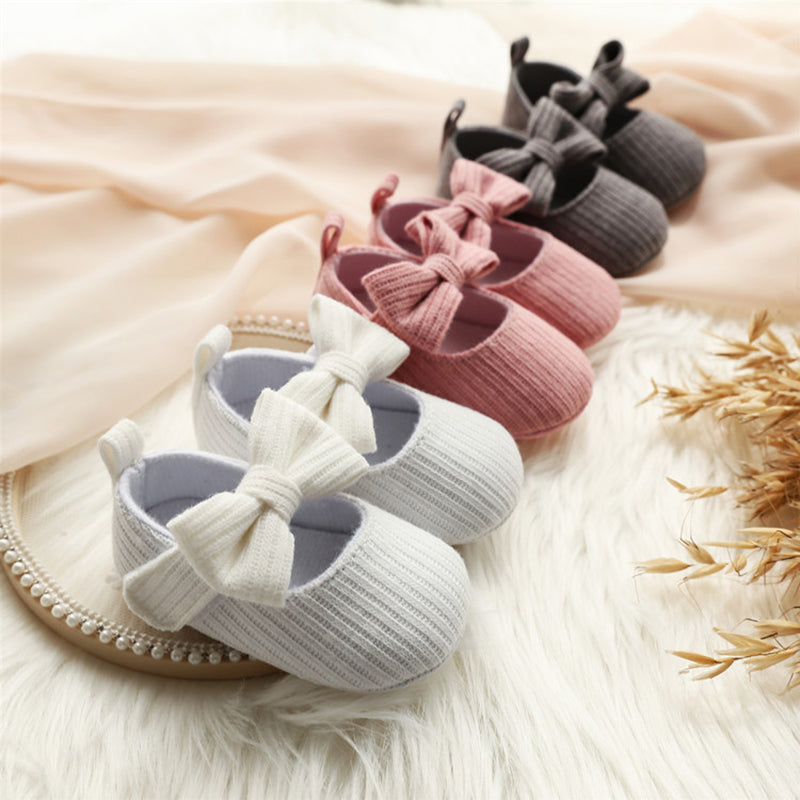 Cute Bow Knot Shoes for 20-24 Inches Reborn Dolls