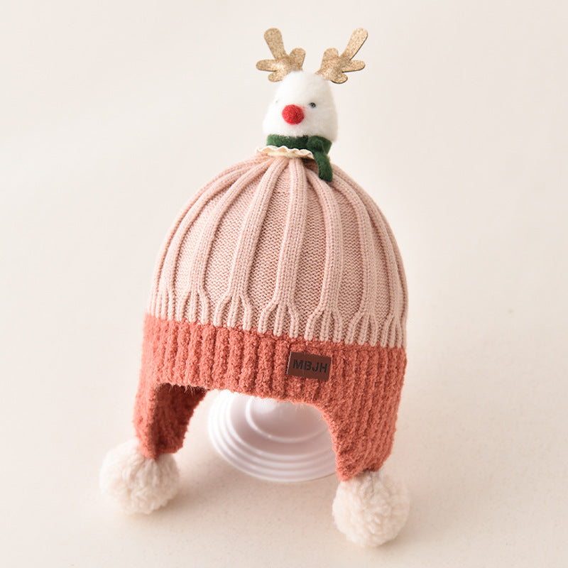 Cute Elk Christmas Hats for 20-23 Inches Reborn Dolls