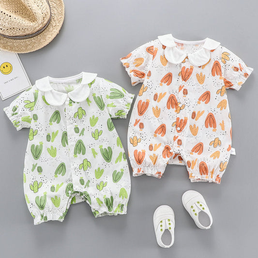 Cactus Print Summer Clothes for 50-55cm Reborn Dolls